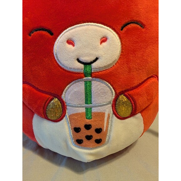 Squishmallow Baiden With Boba Tea 8" 2022 Foodie Squad Kellytoy Soft Plush - Picture 6 of 6